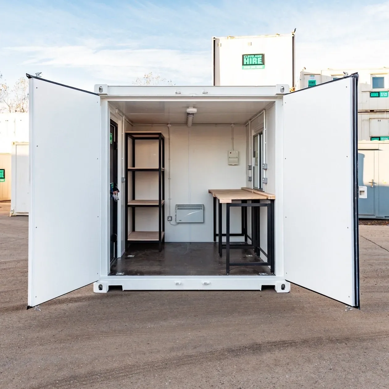 10ft Custom Workshop/Office Shipping Container for sale at Pauls Containers Ltd