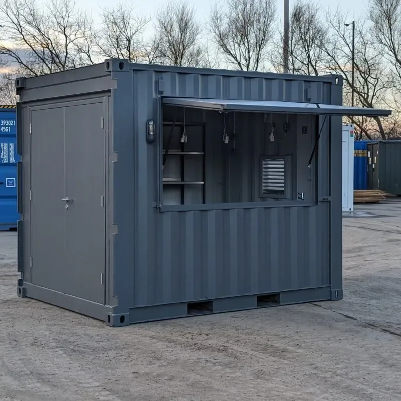 10Ft Customized Container Stylish Pop-Up Bar for sale at Pauls Containers Ltd