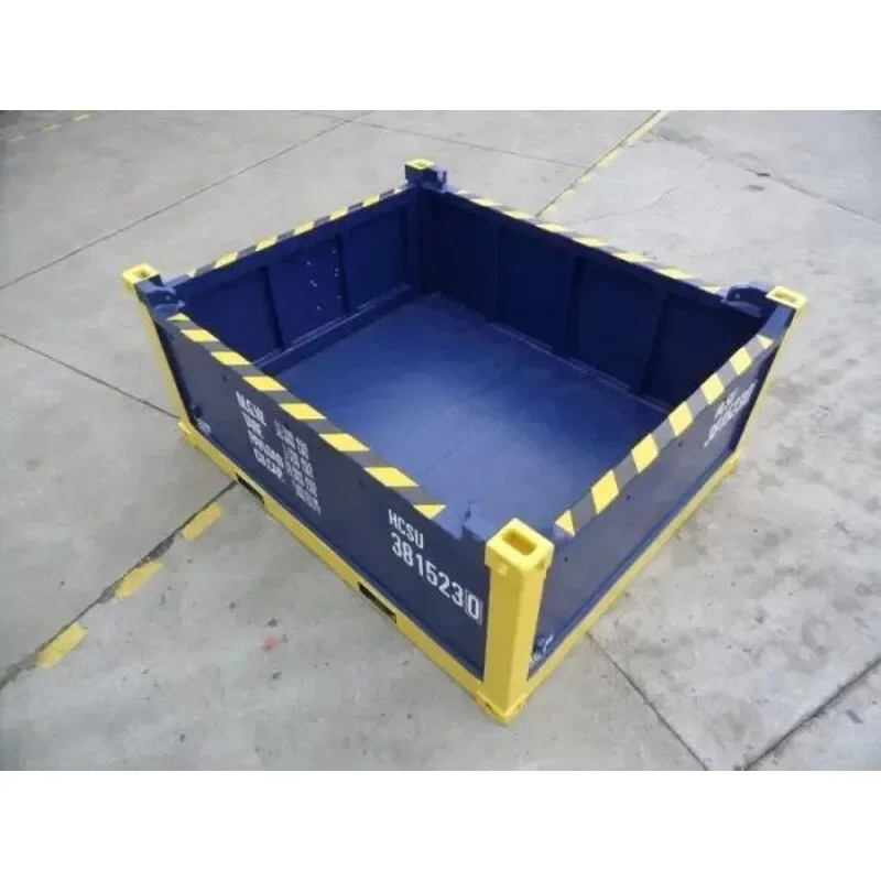 10ft DNV 2.7-1 Half Height Open Top Containers - open, roof