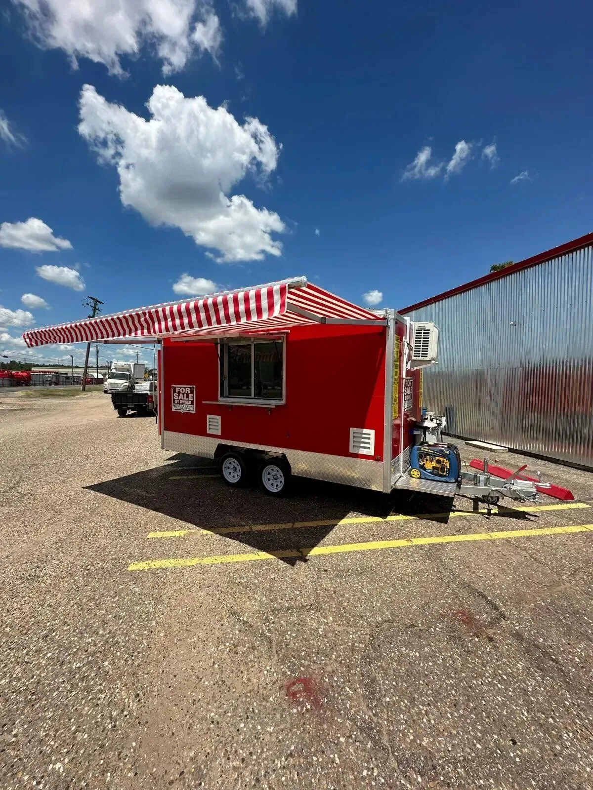 14 ft Fully Equipped Food Trailer Ready for Cooking for sale at Pauls Containers Ltd