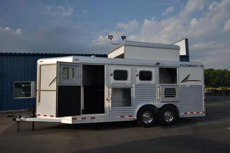 2008 C and C Trailers 4 Horse Bumper Horse Trailer for sale at Pauls Containers Ltd