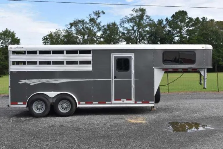 2018 Adam 7304GN 3 Horse Trailer for sale at Pauls Containers Ltd