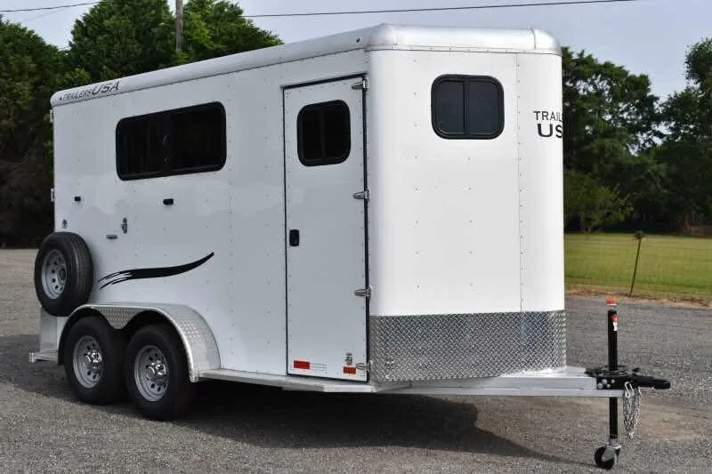 2019 Trailers USA 2HSLBPDLX 2 Horse Trailer for sale at Pauls Containers Ltd