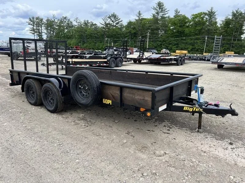 2021 Big Tex Trailers 6.5x16 6K Utility w/Ramp Gate & Spare Tire for sale at Pauls Containers Ltd