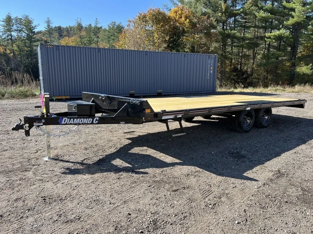 2024 Diamond C 8.5x20 7K Deckover Trailer w/Slide-In Ramps for sale at Pauls Containers Ltd