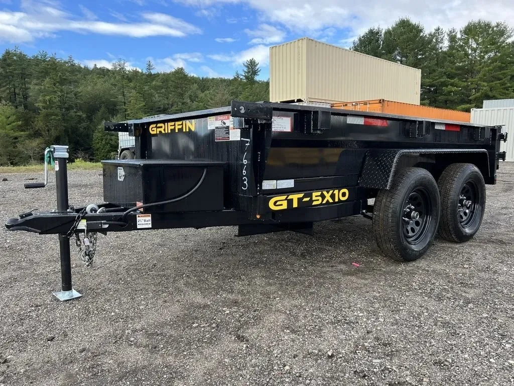 2024 Griffin Trailers 5x10 7K Powder Coated Dump w/Barn Door Gate for sale at Pauls Containers Ltd