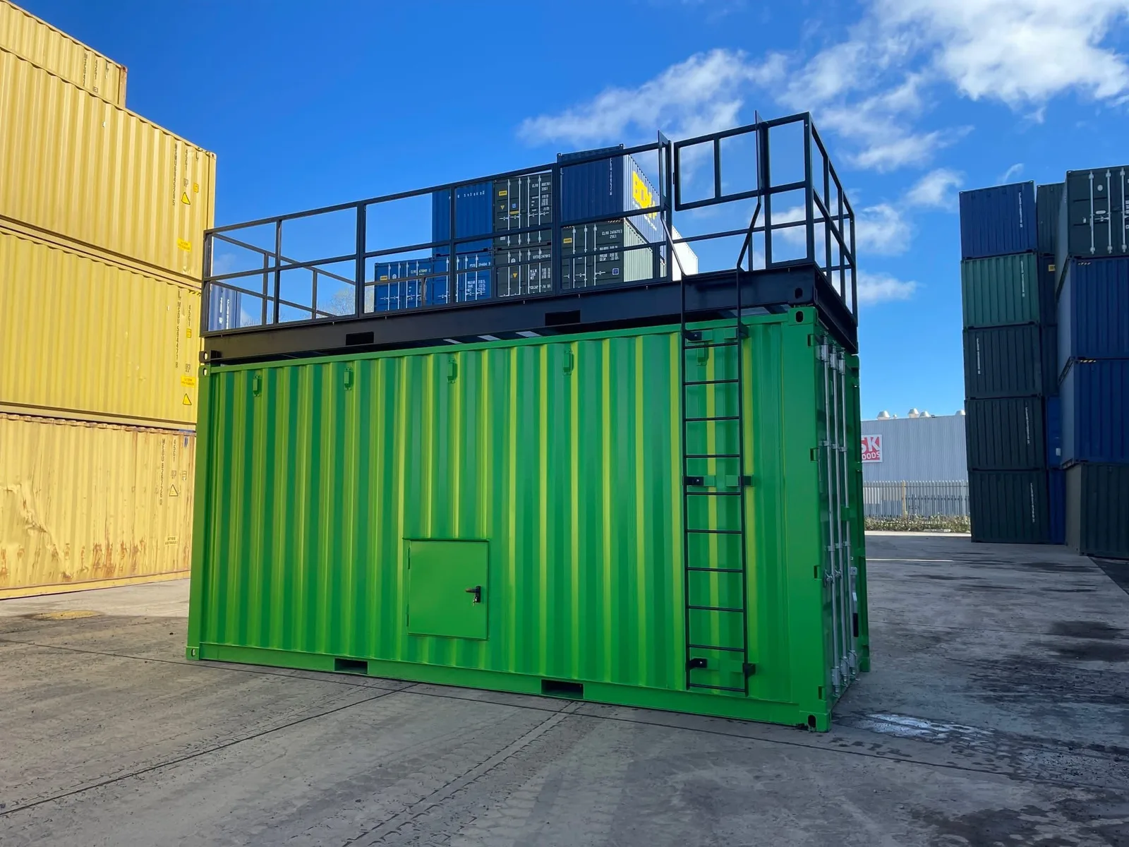 20ft Confined Space Training Container for sale at Pauls Containers Ltd