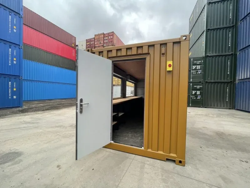 20ft Converted Container Bar - Fully Customized Outdoor Serving Unit for sale at Pauls Containers Ltd