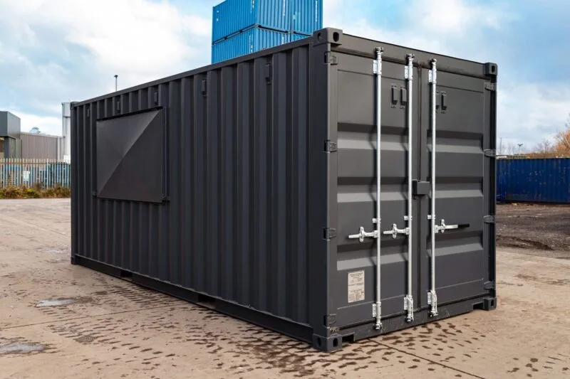 20ft Customised Container Kiosk - Fully Converted & Ready to Use for sale at Pauls Containers Ltd