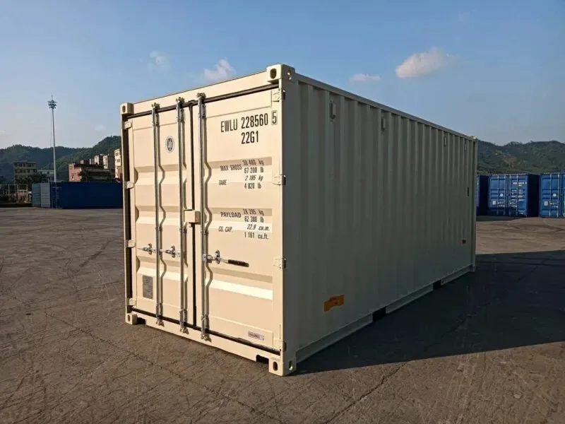 20ft One-Trip Shipping Container - Triple Door / Version B for sale at Pauls Containers Ltd