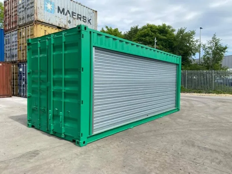 20ft Roller Shutter Conversion Container - Used Grade for sale at Pauls Containers Ltd