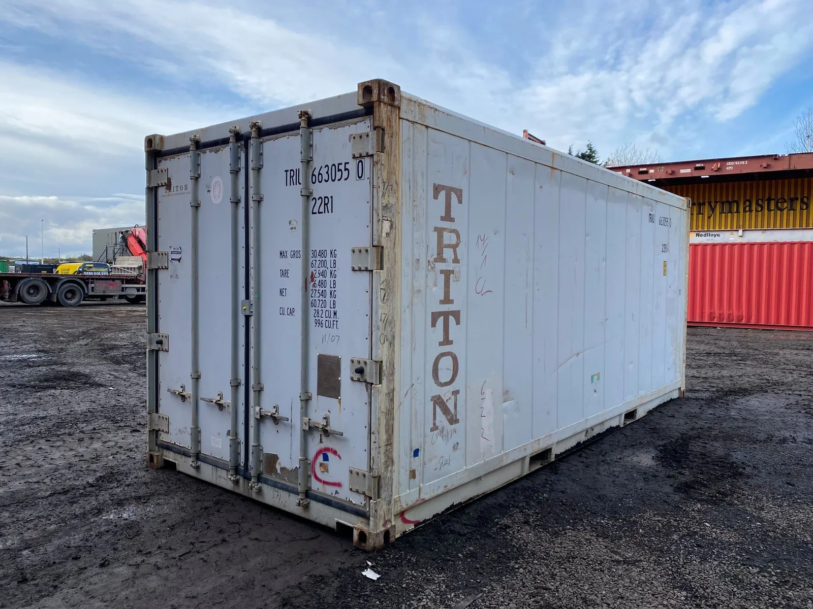 20ft Used Reefer Containers for sale at Pauls Containers Ltd
