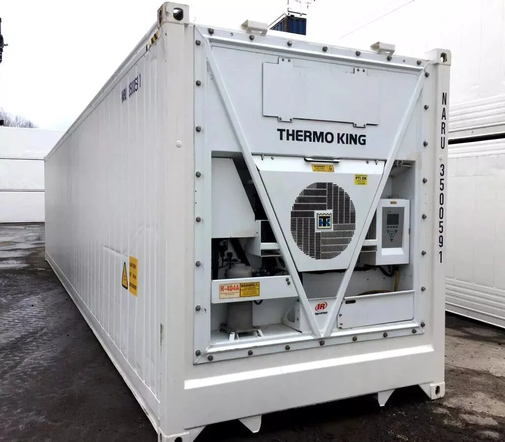 40 Feet Freezer Container Compact Mobile Cold Storage -40°C Reefer for sale at Pauls Containers Ltd