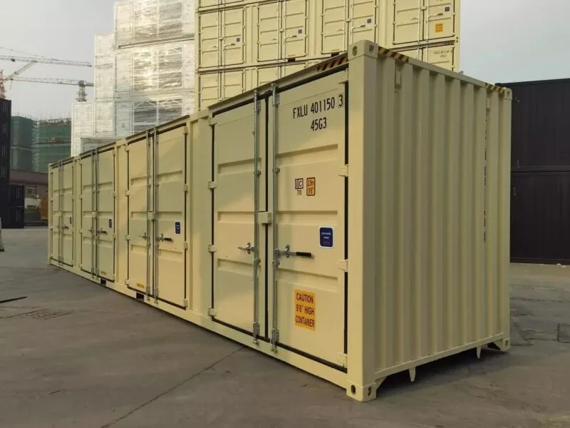 40ft HC Open Side Container with 4 Doors - One Trip for sale at Pauls Containers Ltd