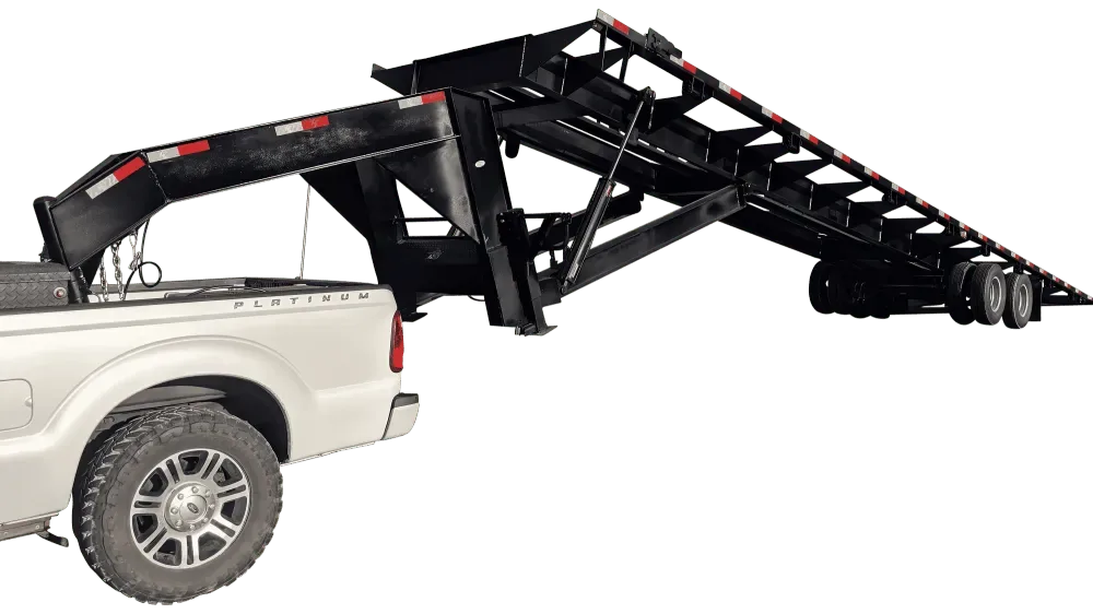 40ft Tilt Bed Trailer - Heavy Duty Gooseneck for sale at Pauls Containers Ltd