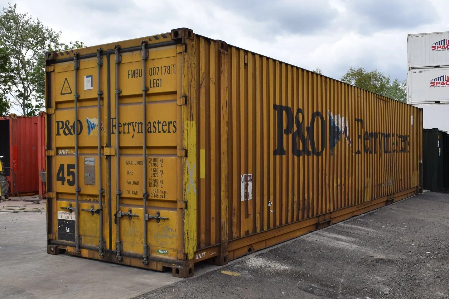 45Ft Hc Used Shipping Container High Cube Wind And Watertight-Cargo for sale at Pauls Containers Ltd