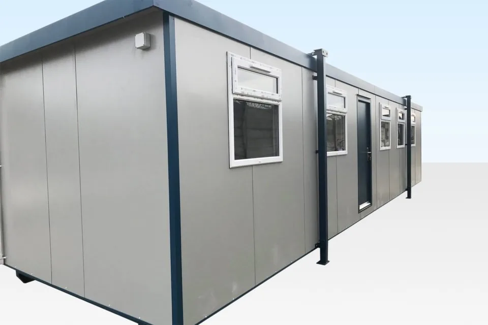 48Ft x 10Ft Jackleg Office Cabin for sale at Pauls Containers Ltd