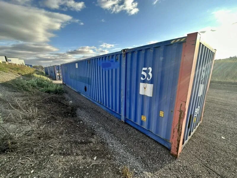 53' High Cube Steel Shipping Container for sale at Pauls Containers Ltd