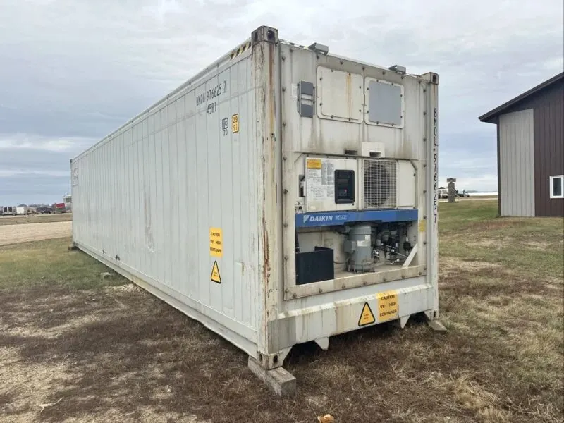 Daikin 40ft Refrigerated Shipping Container (Reefer) for sale at Pauls Containers Ltd