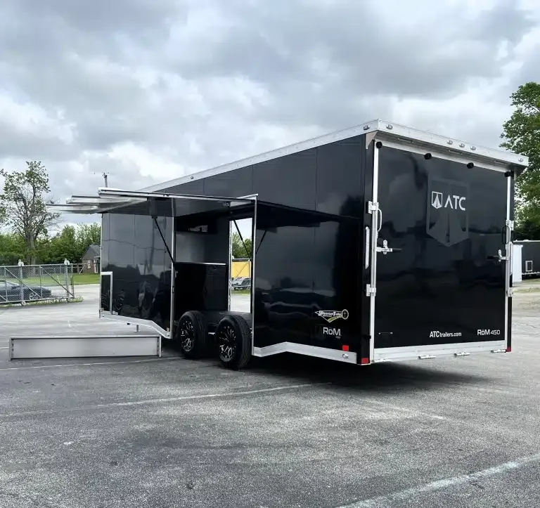 Enclosed ATC Car Trailer 2026 24ft. Aluminum ROM 450 for sale at Pauls Containers Ltd