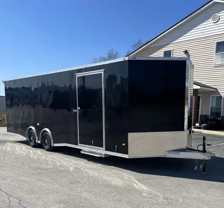 Enclosed Car Hauler 2026 26ft. Aluminum Blaze for sale at Pauls Containers Ltd