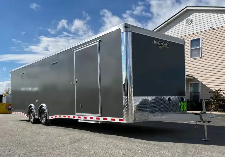 Enclosed Car Hauler 2026 28ft. Aluminum Extreme for sale at Pauls Containers Ltd