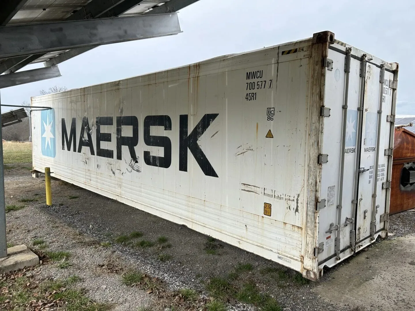 Maersk RAHC-031 Used 40ft Cold Storage Reefer Container for sale at Pauls Containers Ltd
