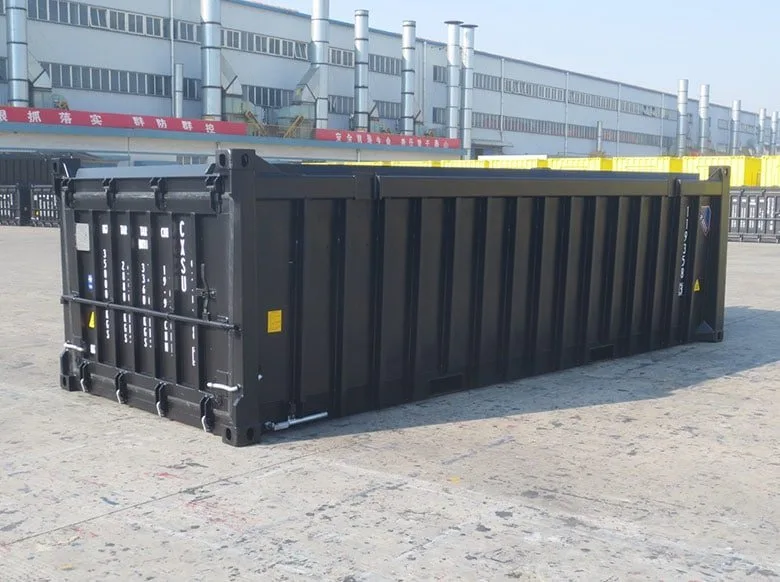Open Top Half Height Shipping Containers for sale at Pauls Containers Ltd