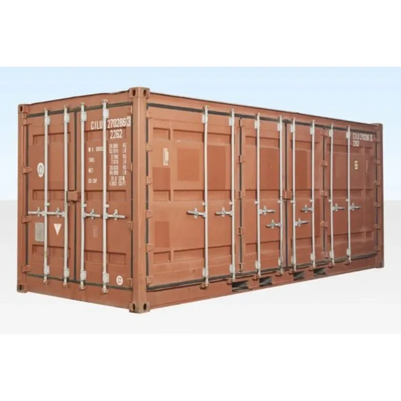Used 20Ft Open Side / Full Side Access Container - open